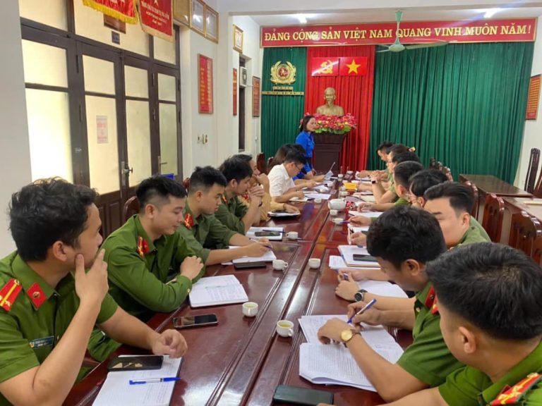 Đoàn kiểm tra do đồng chí Phạm Thị Hải Yến – Phó Bí thư Tỉnh đoàn làm trưởng đoàn kiểm tra tại Ban Thanh niên công an tỉnh ngày 07/11/2024
