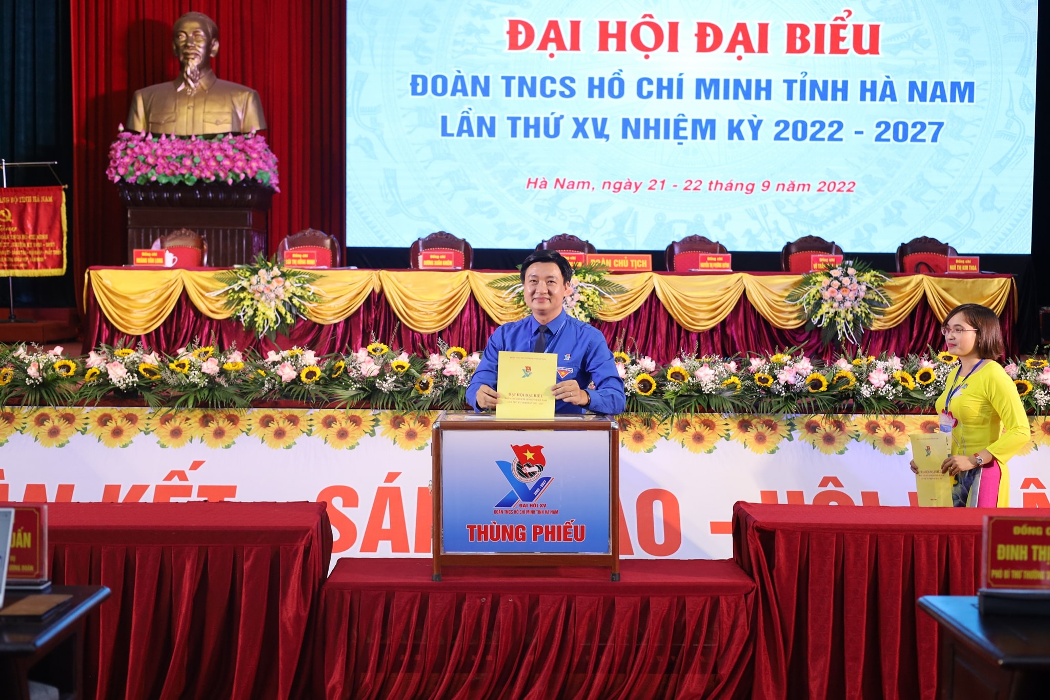 Đồng chí Trần Ngọc nam tái đắc cử Bí thử Tỉnh đoàn Hà Nam khoá XV, nhiệm kỳ 2022 - 2027