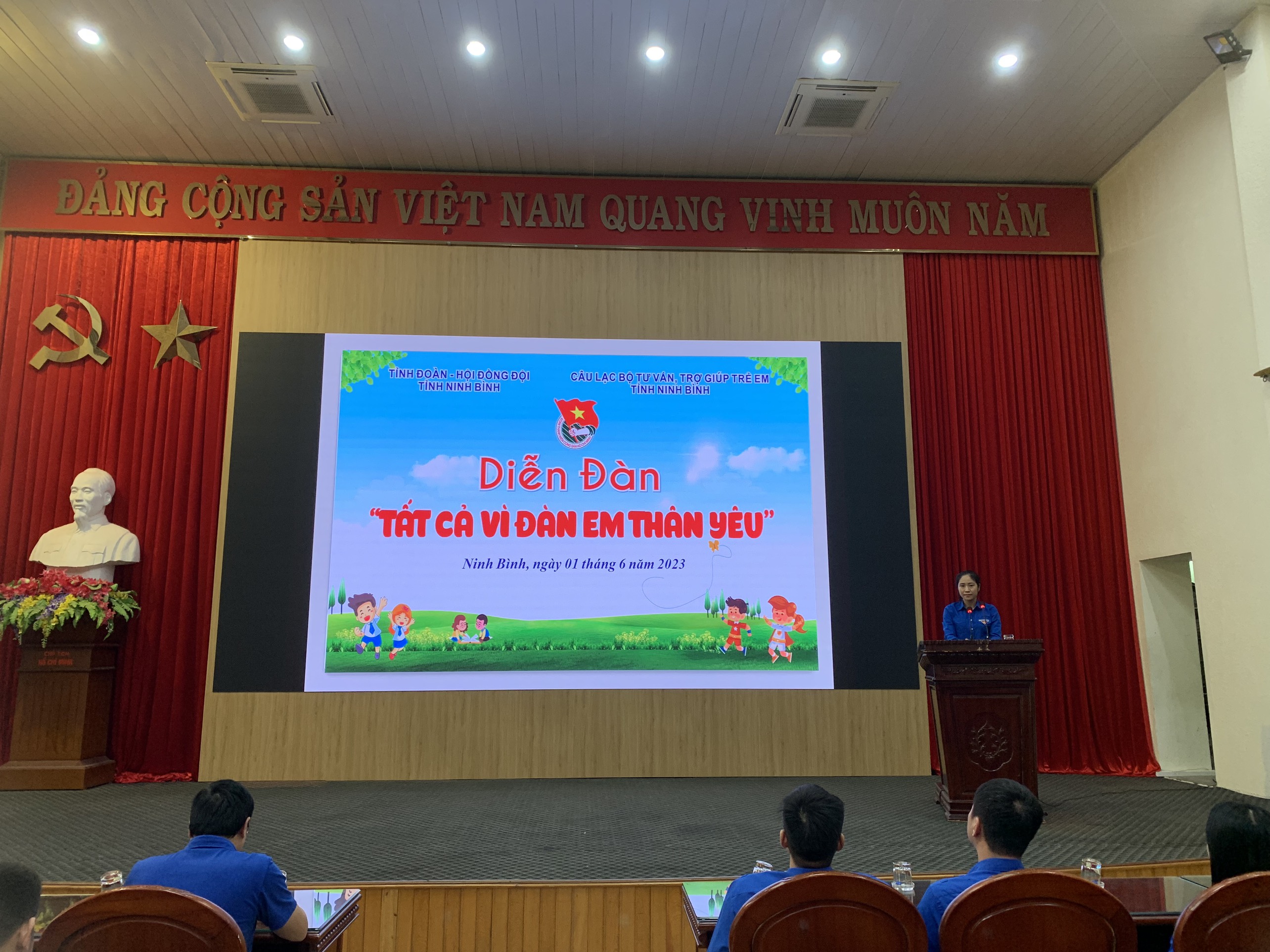 Câu lạc bộ tư vấn, trợ giúp trẻ em tỉnh Ninh Bình tổ chức hiệu quả diễn đàn “Tất cả vì đàn em thân yêu”