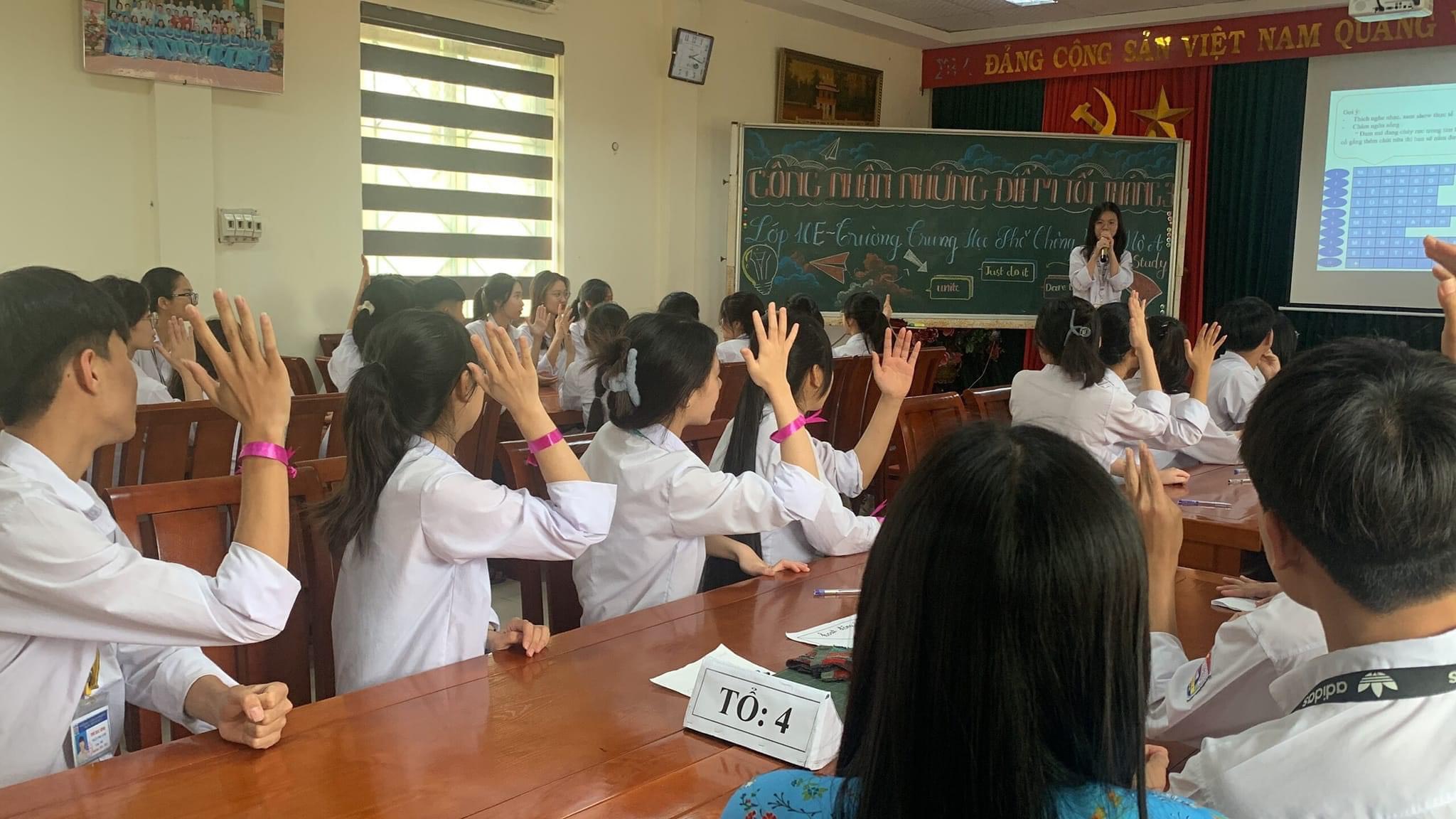 Đoàn trường THPT Yên Mô A triển khai phong trào “Học sinh 3 tốt”