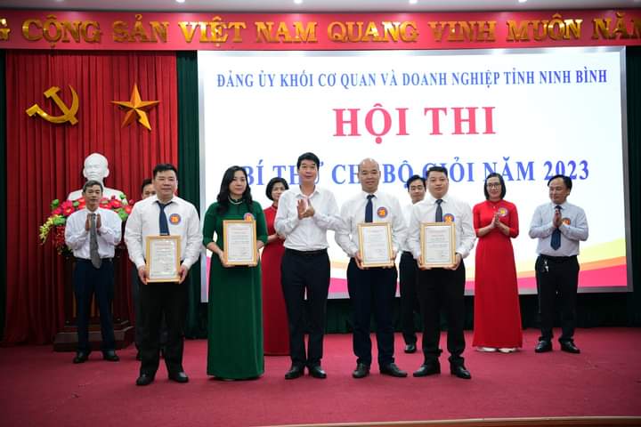 Đảng ủy Khối Cơ quan và Doanh nghiệp tỉnh Ninh Bình tổ chức Hội thi Bí thư chi bộ giỏi năm 2023
