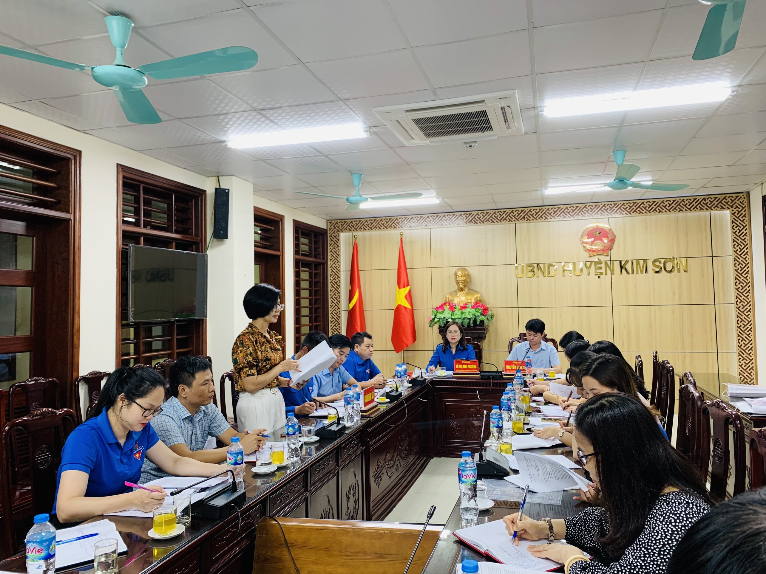Tỉnh Đoàn Ninh Bình Giám sát việc triển khai, thực hiện Luật trẻ em tại UBND huyện Kim Sơn