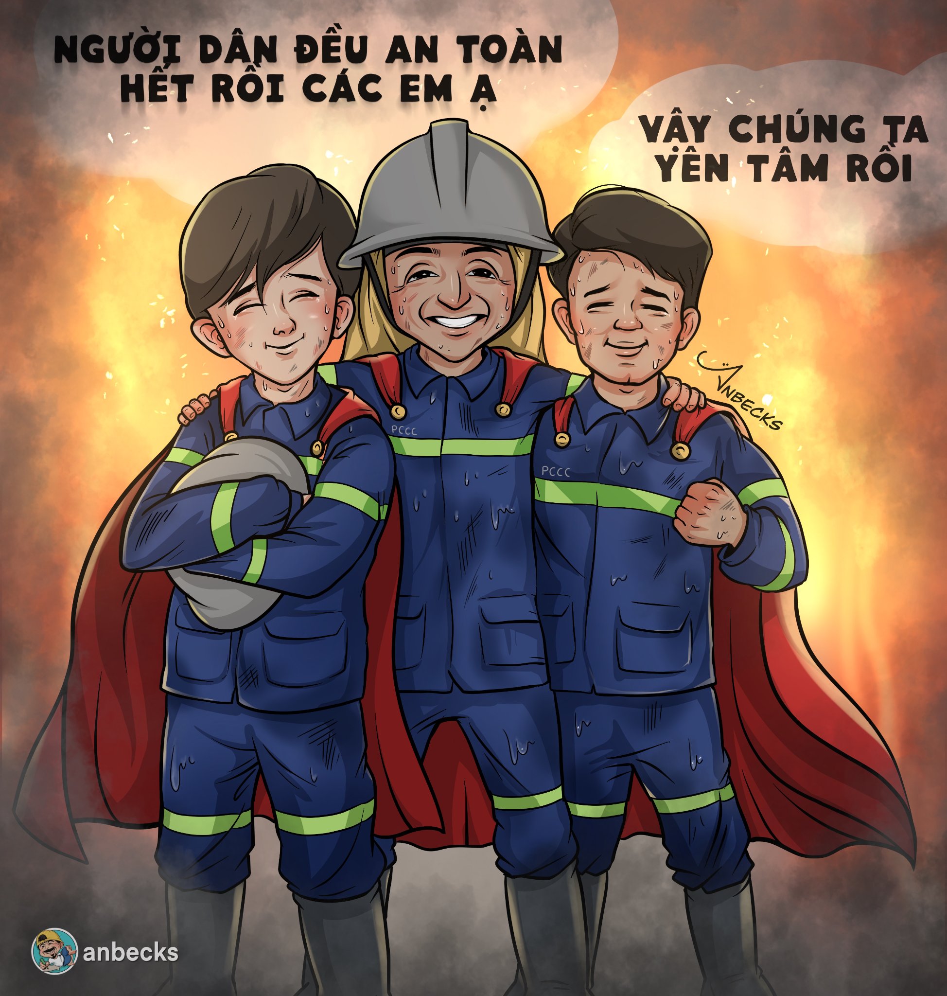 Tri ân 3 người lính cứu hỏa chẳng thể quay về: Cảm ơn vì sự hy sinh cao cả