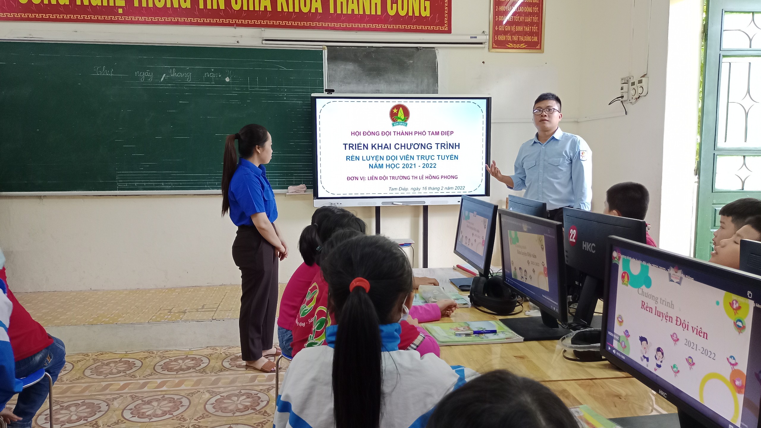 Liên đội trường TH Lê Hồng Phong áp dụng phương thức rèn luyện đội viên sáng tạo, lành mạnh