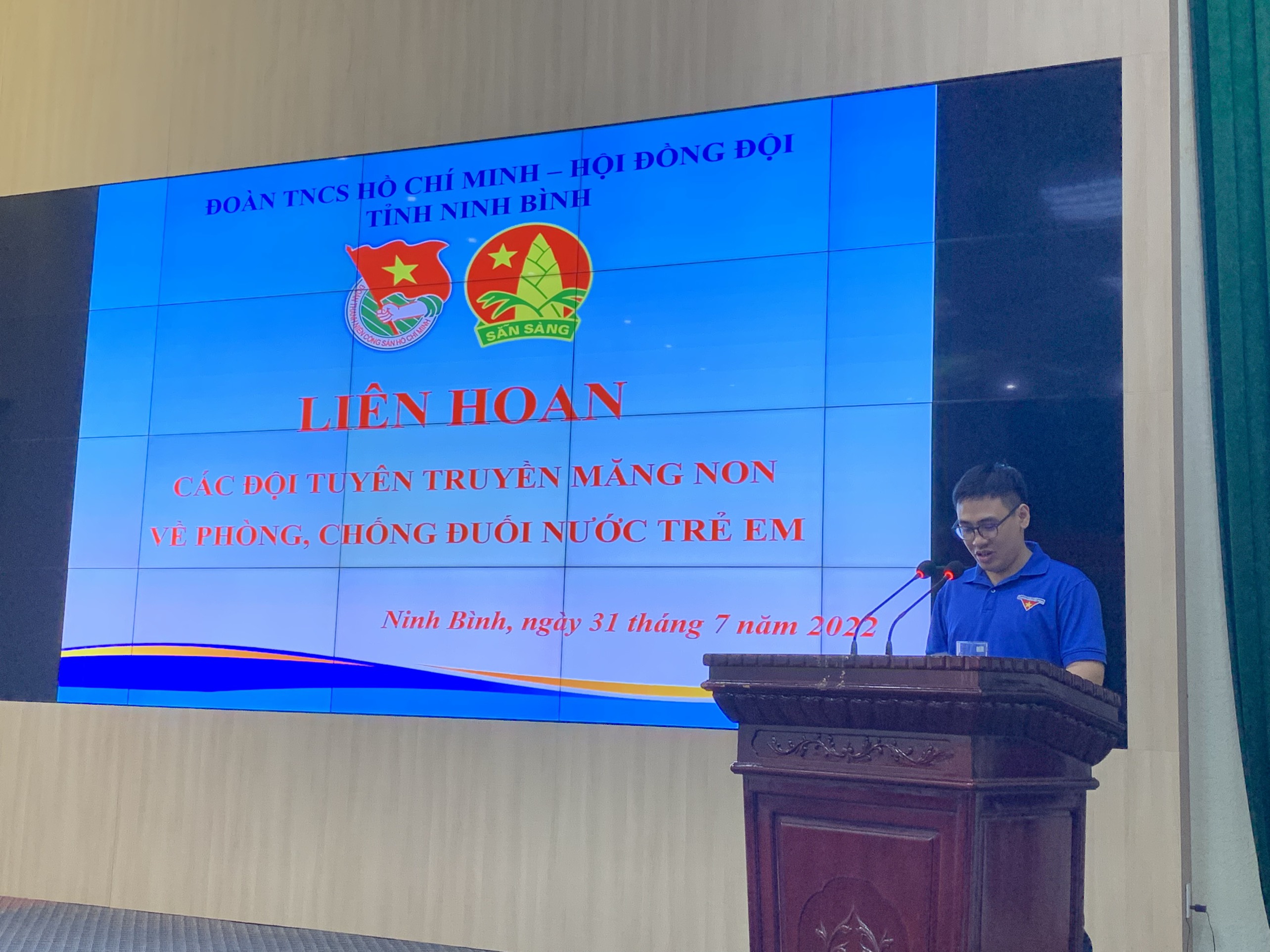 Liên hoan các đội tuyên truyền măng non về phòng, chống đuối nước tỉnh Ninh Bình năm 2022
