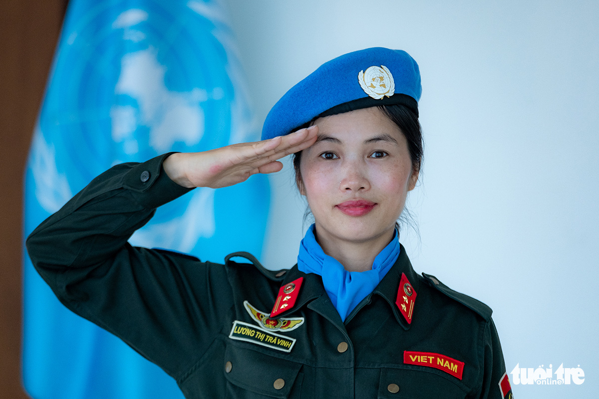 Nữ trung tá công an đi gìn giữ hòa bình quốc tế