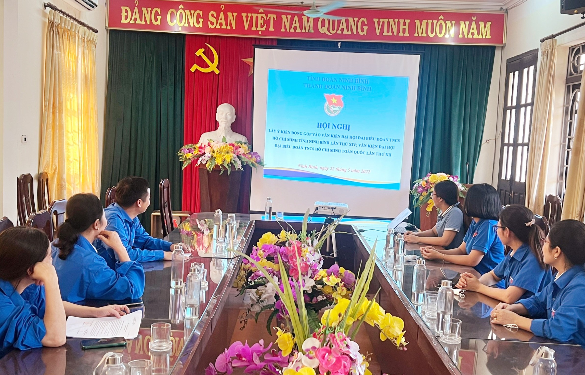 ĐVTN thành phố Ninh Bình đóng góp nhiều ý kiến vào dự thảo văn kiện đại hội Đại hội Đoàn cấp trên