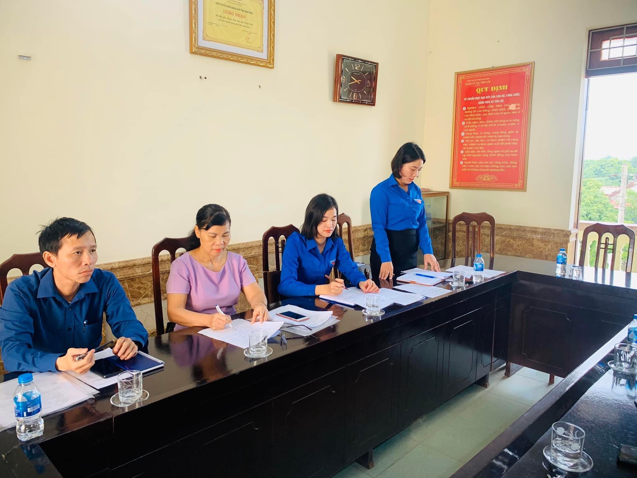 Ủy ban Kiểm tra Tỉnh đoàn giám sát tại Huyện đoàn Kim Sơn