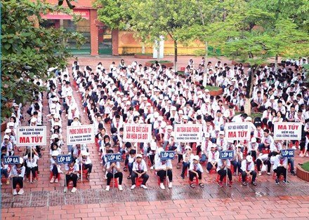 Huyện Đoàn Kim Sơn: Tuyên truyền, giáo dục phòng chống ma túy trong học đường