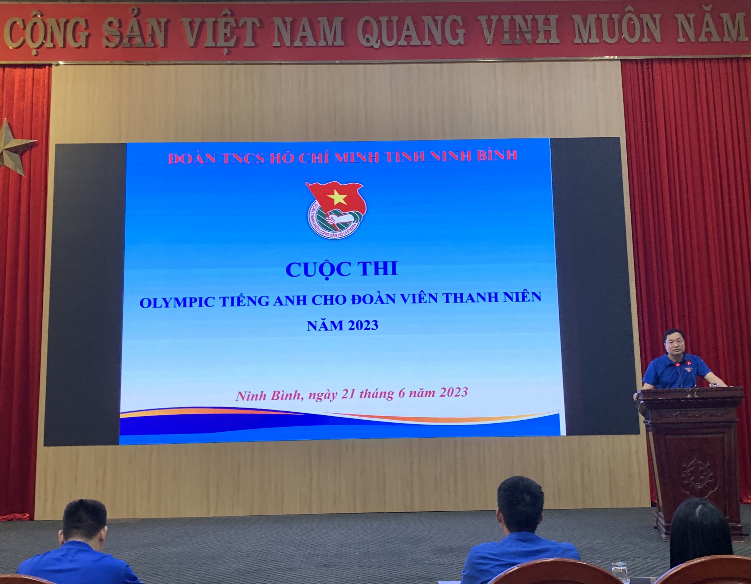 Tỉnh đoàn tổ chức Hội thi Olympic Tiếng Anh cho cán bộ Đoàn, đoàn viên, thanh niên tỉnh Ninh Bình năm 2023