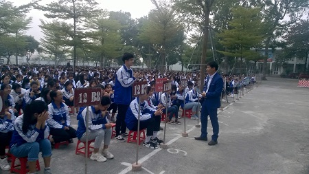 Đoàn trường THPT Kim Sơn B tổ chức Diễn đàn “Xây dựng tình bạn đẹp – nói không với bạo lực học đường”