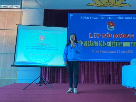 Tỉnh đoàn tập huấn nâng cao kiến thức về các nội dung hội nhập quốc tế của Việt Nam cho cán bộ, ĐVTN tỉnh Ninh Bình năm 2021
