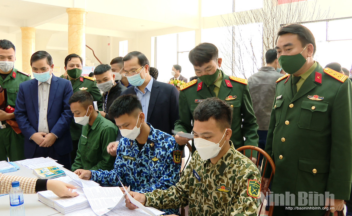 Yên Khánh: Đón nhận, tư vấn, hướng nghiệp cho trên 200 quân nhân xuất ngũ trở về địa phương năm 2022